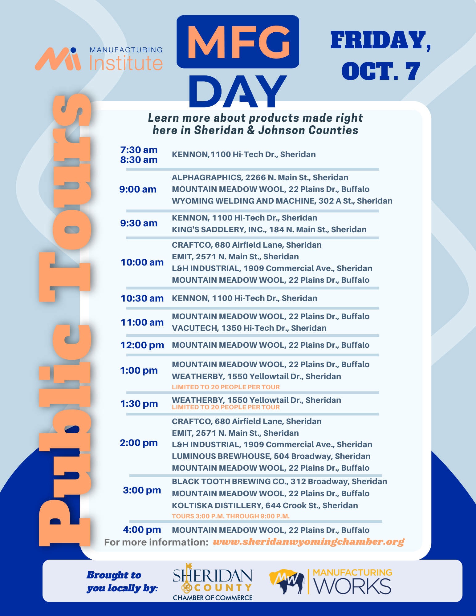 Manufacturing Day Sheridan County Chamber of Commerce