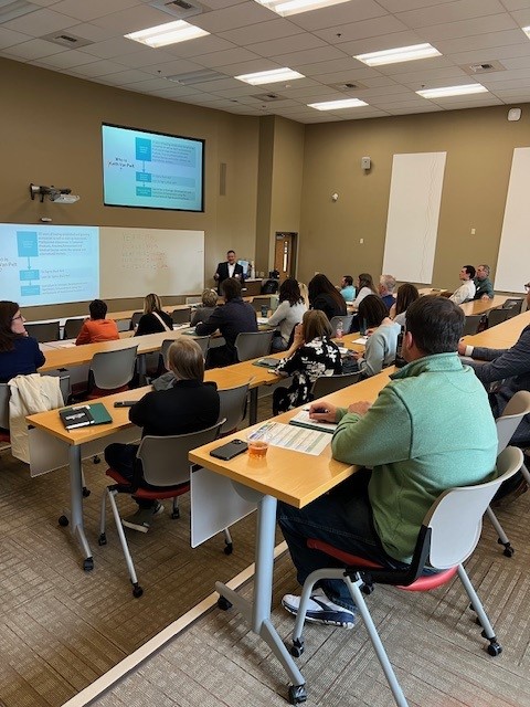 2024 Ignite Conference classroom and presenter